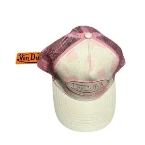 Von Dutch Accessories Von Dutch Pink Cow Print Hat Poshmark